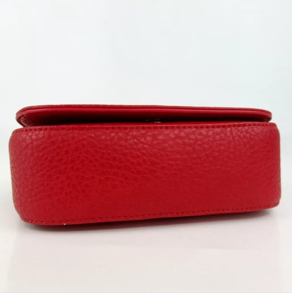Auth LOVE MOSCHINO Red Crossbody Bag - Picture 7 of 9
